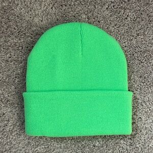 Bright Green Beanie